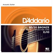 D'Addario 80/20 Bronze Acoustic Guitar Strings