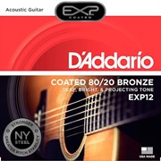 D'Addario Coated 80/20 Bronze Acoustic Guitar Strings