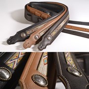 Franklin Southwest Padded Leather Guitar Strap