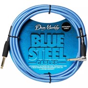Dean Markley Blue Steel Instrument Cable - Right Angle - Lifetime Warranty