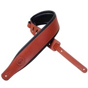 Levy's Leathers Walnut Veg Leather Guitar Strap