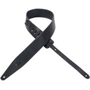Levy's Leathers Veg Black Leather Guitar Strap