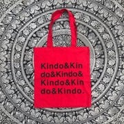 “KINDO” Red Liberty Totebag 11” x 11”